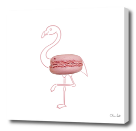 Macaron flamingo