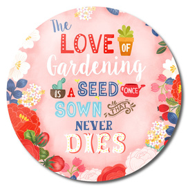 Rose Garden Hand Lettering Quotes