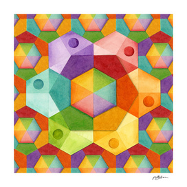 Hexagonal Rainbows