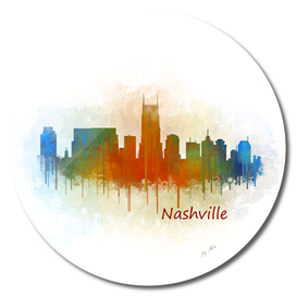 Nashville city Skyline in Tennessee v3