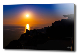 Sunset in Oia x