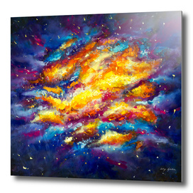 Galaxy, infinity. Beautiful space, Universe artwork painting