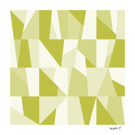 Geometric Green Pattern