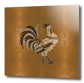 Le Coq Gaulois (The Gallic Rooster) Gold Leaf