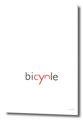 Bicycle Typo