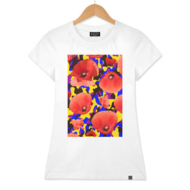 Poppy red-yellow Camouflage