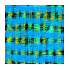 plaid pattern abstract texture in blue yellow black