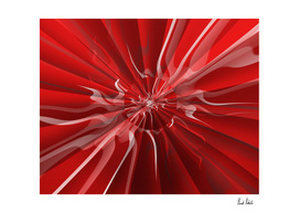 Abstract red umbrella