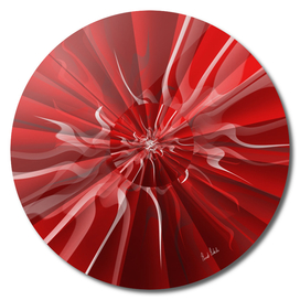 Abstract red umbrella