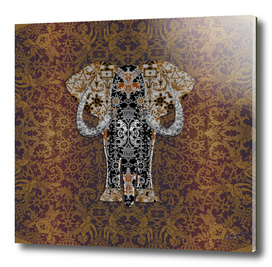 Ganesha   (Bobbin Lace Background Pattern)