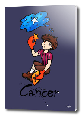 Cancer among the stars - series of T-shirts "Polaris”