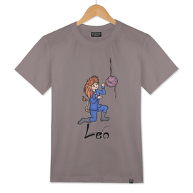 Leo among the stars - series of T-shirts "Polaris”