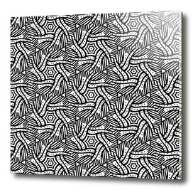 Black and White Abstract Pattern