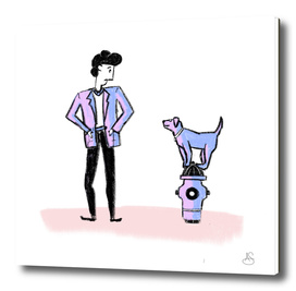 Hydrant Puppy Purple