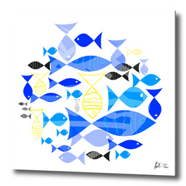 Blue Fishes