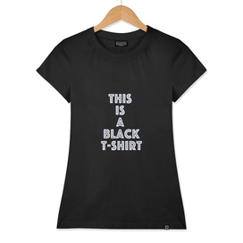 this is a black t-shirt