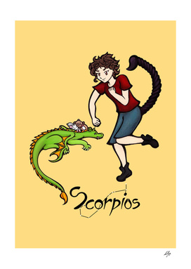 Scorpius among the stars - series of T-shirts "Polaris”