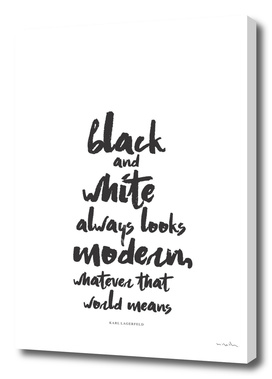 Black and White #typo