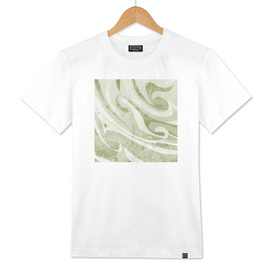 Abstract Green Waves Design