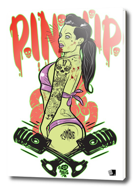 Hot Rod Zombie Pinup