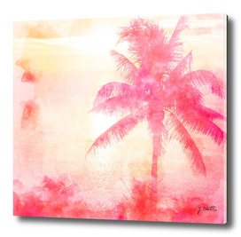 Summer Sea, Sunset at Palm Beach
