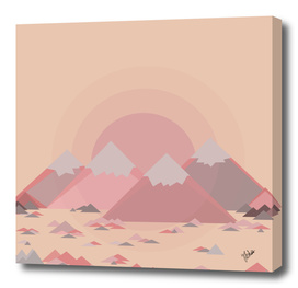The pink mountains