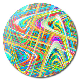 Colorful digital art splashing C23
