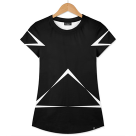 Black with White Triangles 4