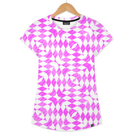 pink and white geometric abstract