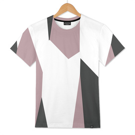 gray pink and white abstract