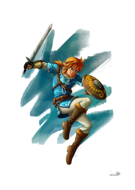 Link (The legend of Zelda Breath of the wild)