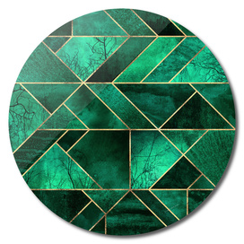 Abstract Nature - Emerald Green