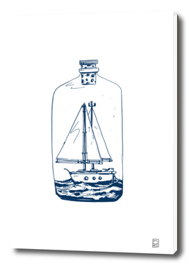 boat in a bottle