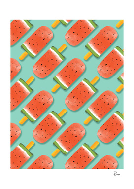 Watermelon Popsicles Pattern