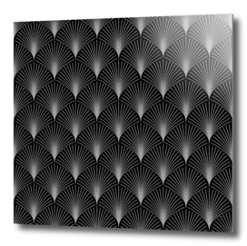 Black And White Art-deco geometric Pattern