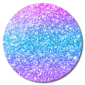 Pink blue and purple glam glitter