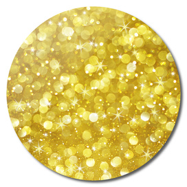 Glam gold bokeh glitter