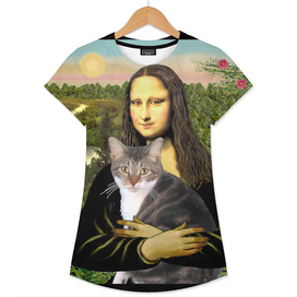 Mona Lisa and her Tri Color Cat
