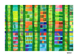Colored Fields with Bamboo