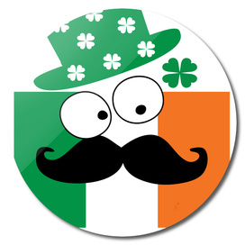 Irish mustache man