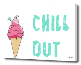 Chill Out Ice Cream Design