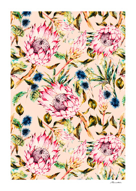 Pattern boho floral