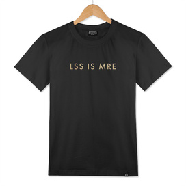 Less is more - Black