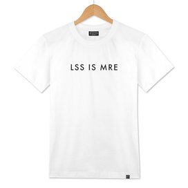 Less is more - White