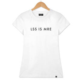 Less is more - White