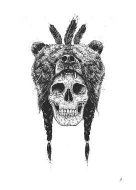 Dead shaman (B&W)