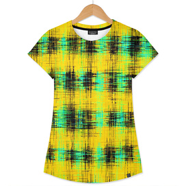 plaid pattern abstract texture in yellow green black