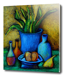 Still life with cactus