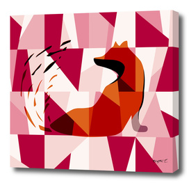 Fox Geometric Pattern