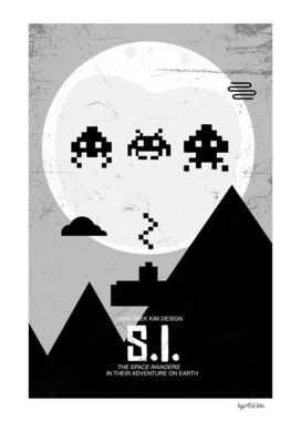Space invader - ET poster